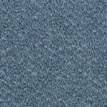 Preview: Rechteckige Draufsicht vom Vorwerk Telma Teppichboden in blau – moderner Teppichboden für klare Raumgestaltung